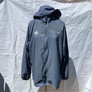 Adidas Mens Size XL CLEMSON TIGERS Full Zip Hooded Jacket